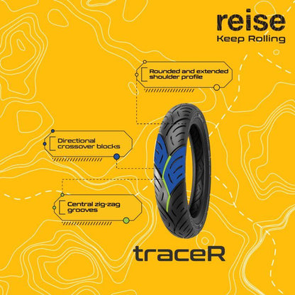 Reise Moto traceRad 15060ZR17 66W Rear Tubeless Tyre - 3601471022