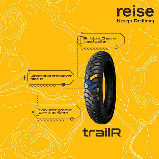 Reise Moto trailR 120/90-17 64S Rear Tube Tyre - 3601110521