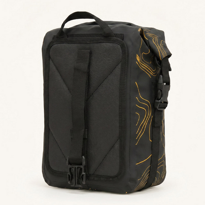 Reise Crash Bar Bag Water Repellent Motorcycle Luggage 6L (Black) - RELG00306L025