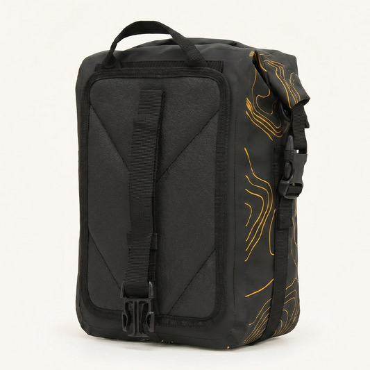 Reise Crash Bar Bag Water Repellent Motorcycle Luggage 6L (Black) - RELG00306L025