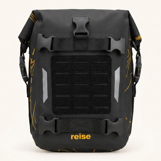 Reise Crash Bar Bag Water Repellent Motorcycle Luggage 6L (Black) - RELG00306L025