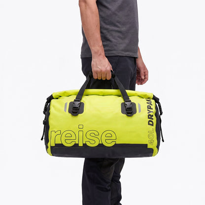 Reise Drypak Waterproof Motorcycle Tailbag 40L (Fluo Green) - RELG00240L474