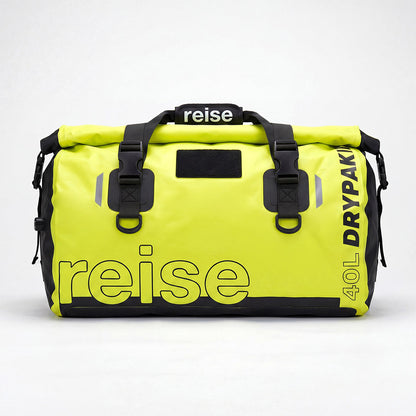 Reise Drypak Waterproof Motorcycle Tailbag 40L (Fluo Green) - RELG00240L474