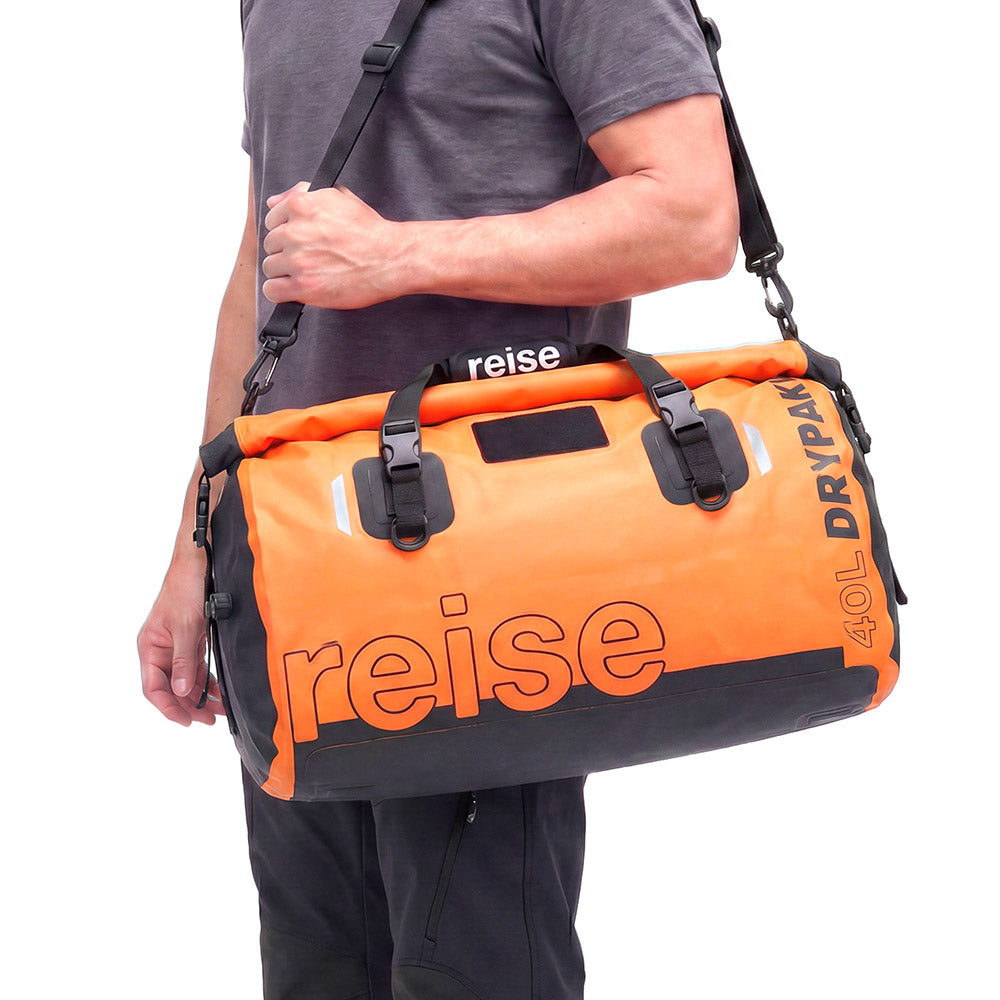 Reise Drypak Waterproof Motorcycle Tailbag 40L (Orange) - RELG00240L022