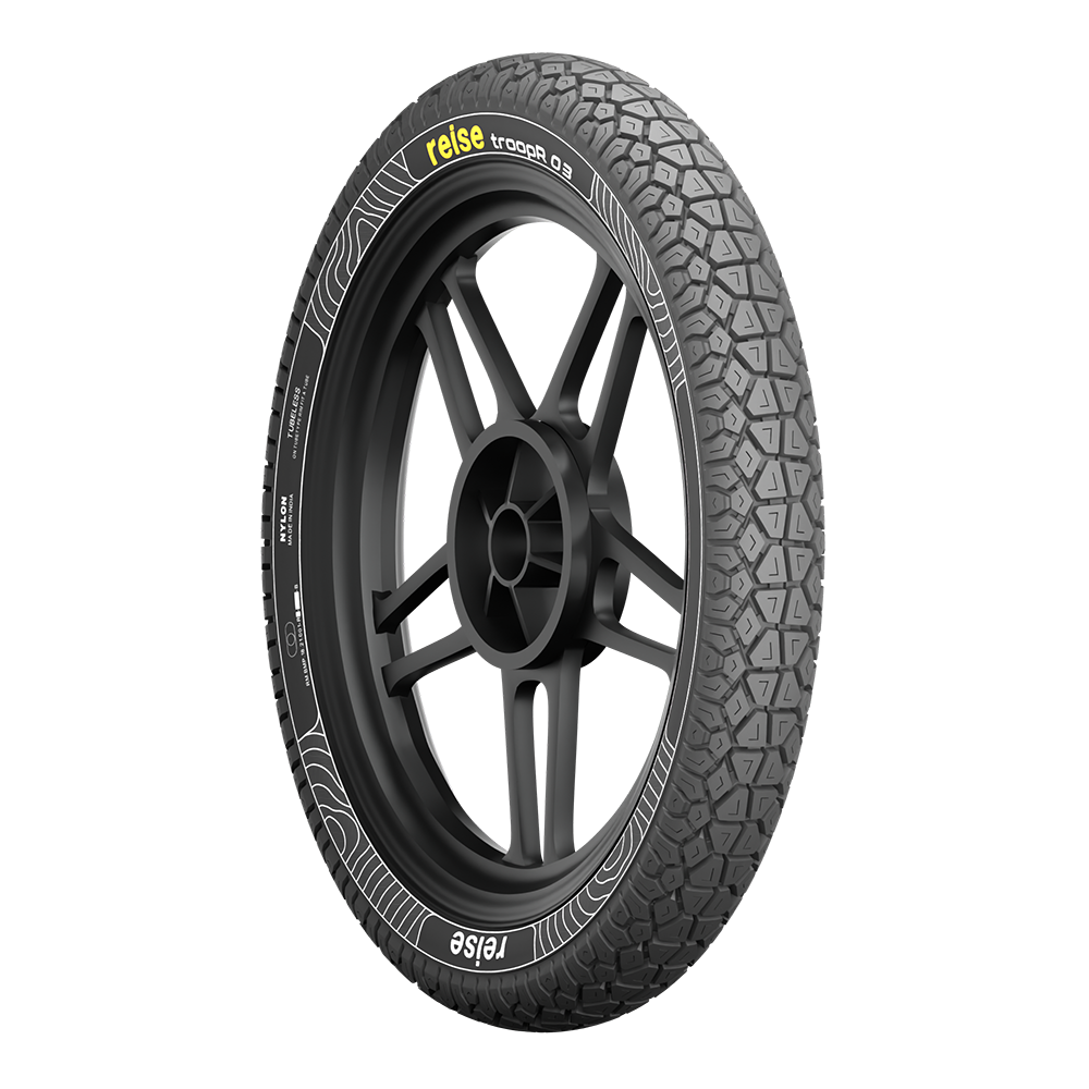 Reise Moto-troopR 03 80/100-17 53P Rear Tubeless Tyre (3601100822)
