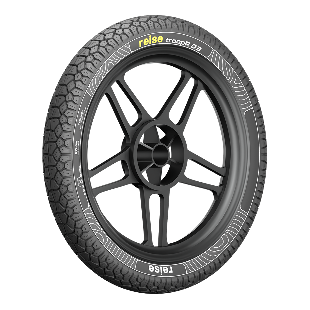 Reise Moto-troopR 03 80/100-17 53P Rear Tubeless Tyre (3601100822)