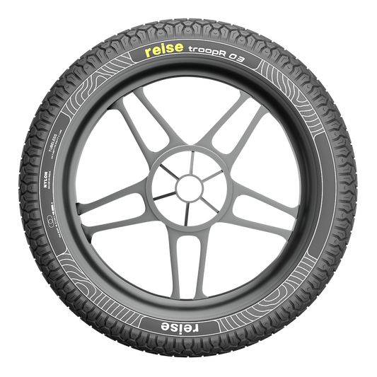 Reise Moto-troopR 03 80/100-17 53P Rear Tubeless Tyre (3601100822)