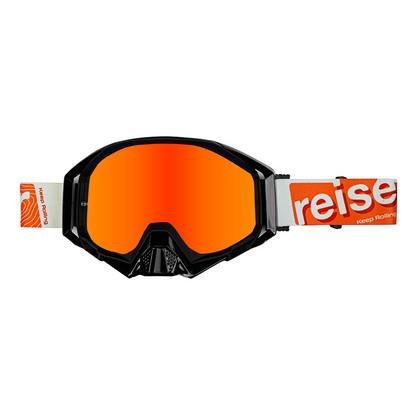 Reise Revver Revo Anti Fog & Anti Scratch MX Goggles (Orange)