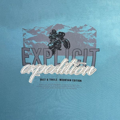 Reise T-Shirt Expedition (Aqua)-7352803041