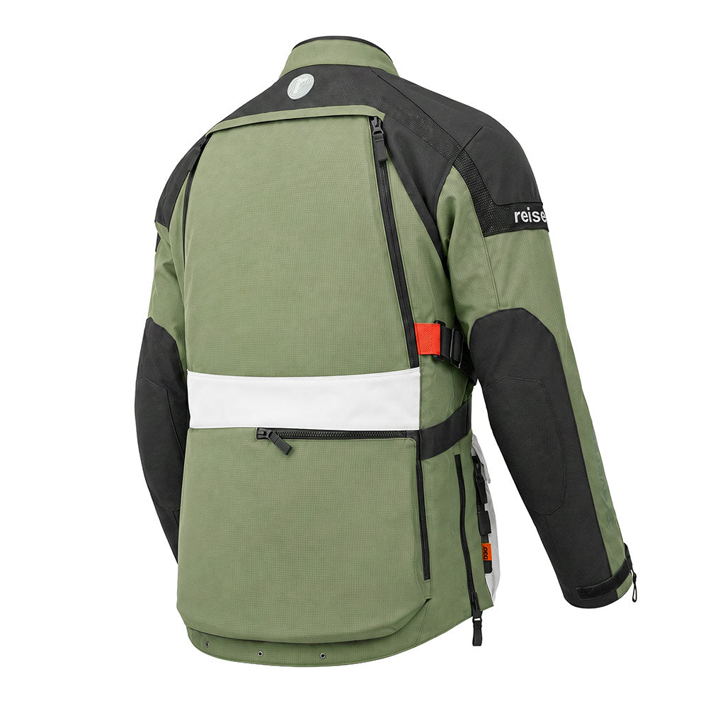 Reise Traverse Motorcycle Adventure Touring Jacket (Beetle) - REJK004MED488