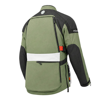 Reise Traverse Motorcycle Adventure Touring Jacket (Beetle) - REJK004MED488