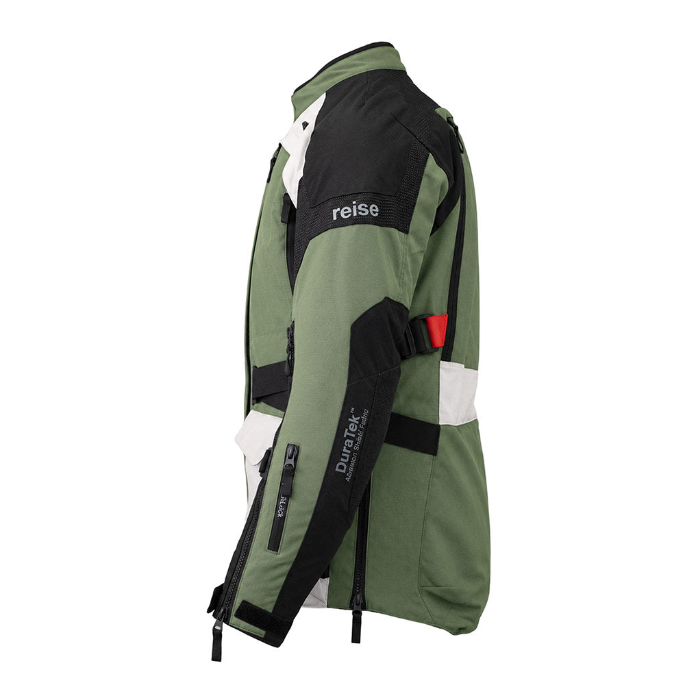 Reise Traverse Motorcycle Adventure Touring Jacket (Beetle) - REJK004MED488