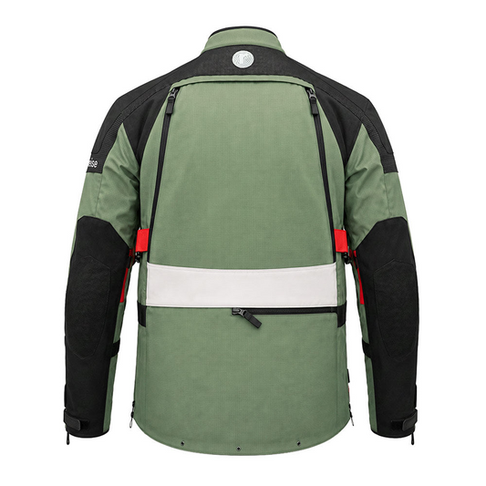 Reise Traverse Motorcycle Adventure Touring Jacket (Beetle) - REJK004MED488
