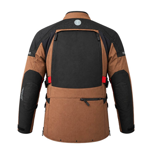 Reise Traverse Motorcycle Adventure Touring Jacket (Bison) - REJK004MED489