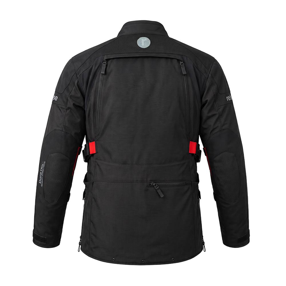 Reise Traverse Motorcycle Adventure Touring Jacket (Black) - REJK004SML025