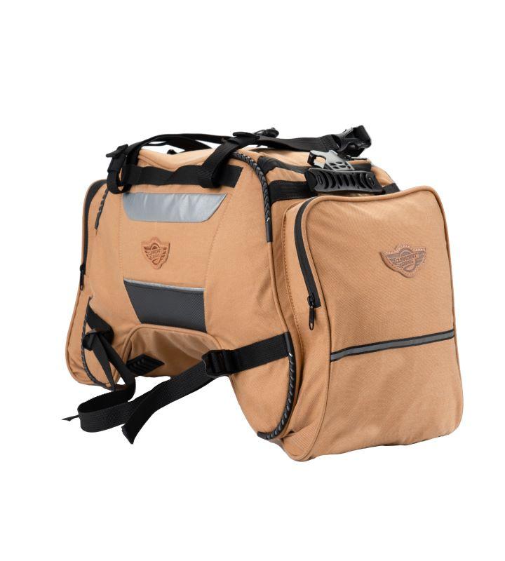 Rhino Mini 50L Tail Bag with Rain Cover (Khaki) by Guardian Gears