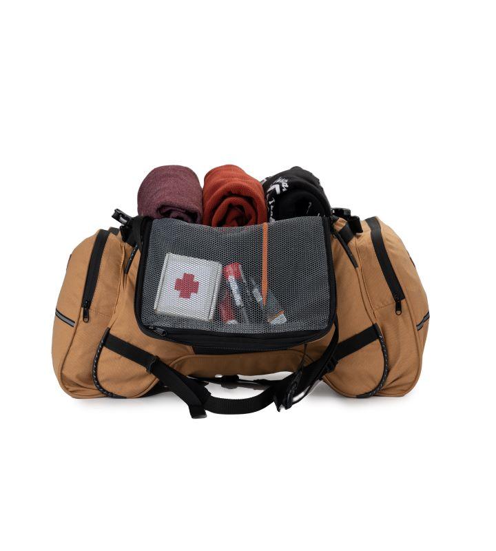 Rhino Mini 50L Tail Bag with Rain Cover (Khaki) by Guardian Gears