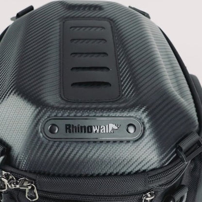 Rhinowalk 12-18l Motorcycle Tail Bag Hard Shell Expandable Saddle Tail Seat Bags for Scooter (MTR4001)
