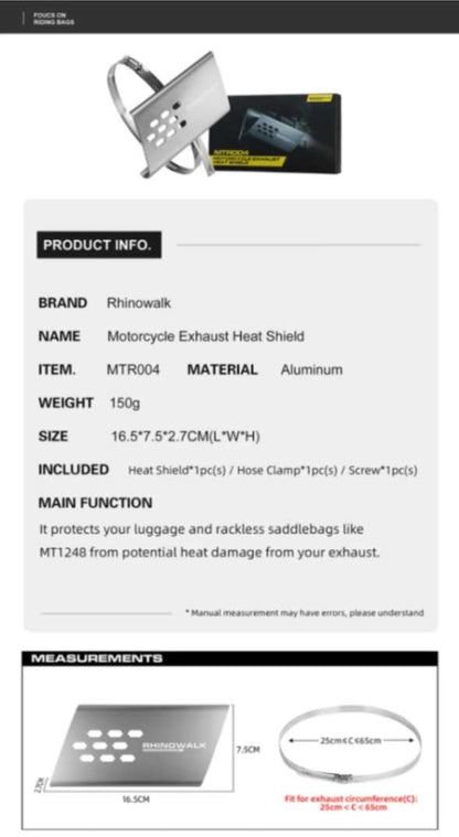 Rhinowalk 18L Rack less Pannier Saddle Soft Bags for Motorcycle Bike Outdoor Adventure Waterproof Side Motorbike Drypack (Pair-Set) (MT1418)