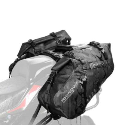 Rhinowalk 28 Liter Waterproof Pannier Bag for Motorcycle Adventure High Quality Motorbike Saddle Drypack-Pair (MT1428)