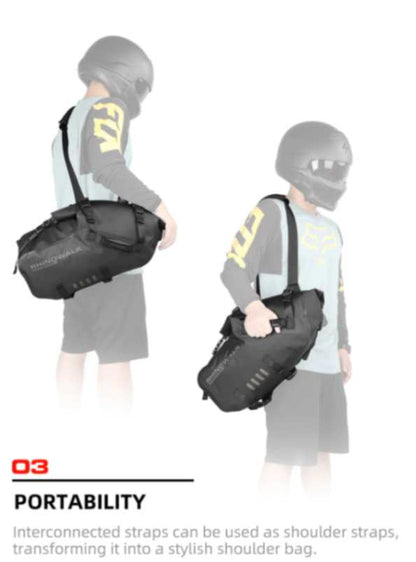 Rhinowalk 28 Liter Waterproof Pannier Bag for Motorcycle Adventure High Quality Motorbike Saddle Drypack-Pair (MT1428)
