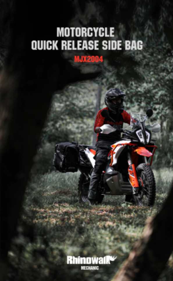 Rhinowalk 35L Motorcycle Quick Release Side Pannier Bag - MJX2004