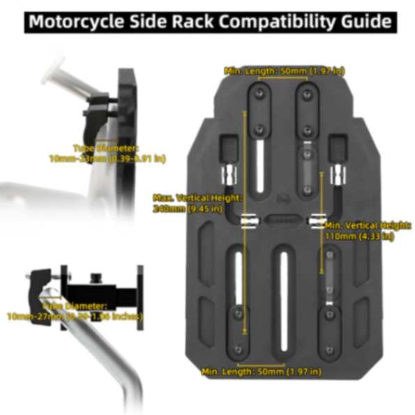 Rhinowalk 35L Motorcycle Quick Release Side Pannier Bag - MJX2004