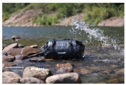 Rhinowalk 45L Waterproof Motorcycle Duffle Bag Heavy Duty Motorcycle Dry Tail Tool Bag for Adventure Bike (MT20450)