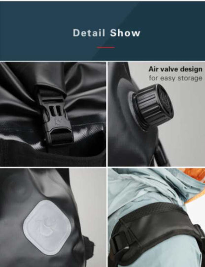 Rhinowalk 65L Motorcycle Waterproof Bag Large Capacity Motorcycle Dry Duffel Bag (MT20650)