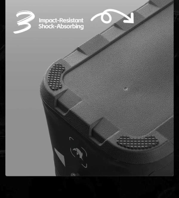 Rhinowalk Extended Waterproof Touring Bag for Side Case-MFT2306BK