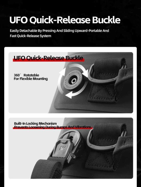 Rhinowalk Extended Waterproof Touring Bag for Side Case-MFT2306BK