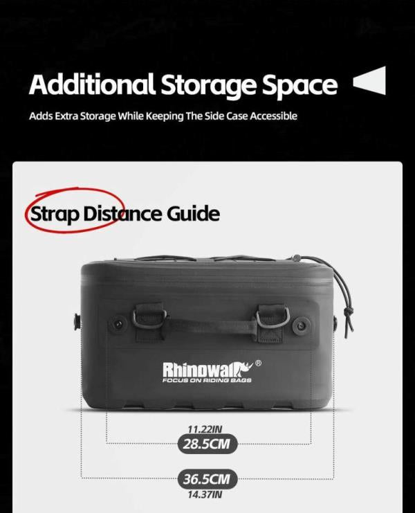 Rhinowalk Extended Waterproof Touring Bag for Side Case-MFT2306BK