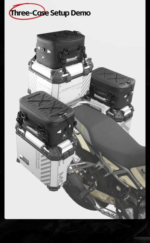 Rhinowalk Extended Waterproof Touring Bag for Side Case-MFT2306BK