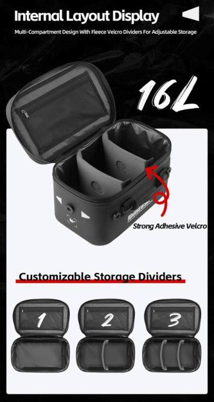 Rhinowalk Extended Waterproof Touring Bag for Side Case-MFT2306BK