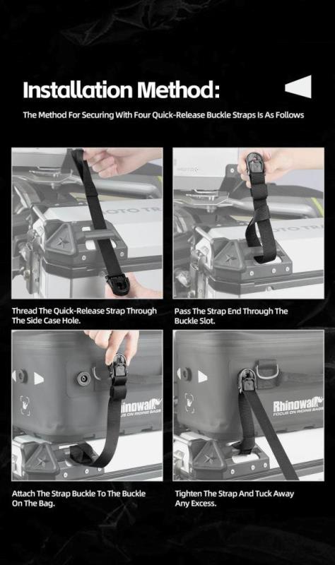 Rhinowalk Extended Waterproof Touring Bag for Side Case-MFT2306BK