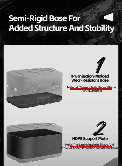 Rhinowalk Extended Waterproof Touring Bag for Side Case-MFT2306BK