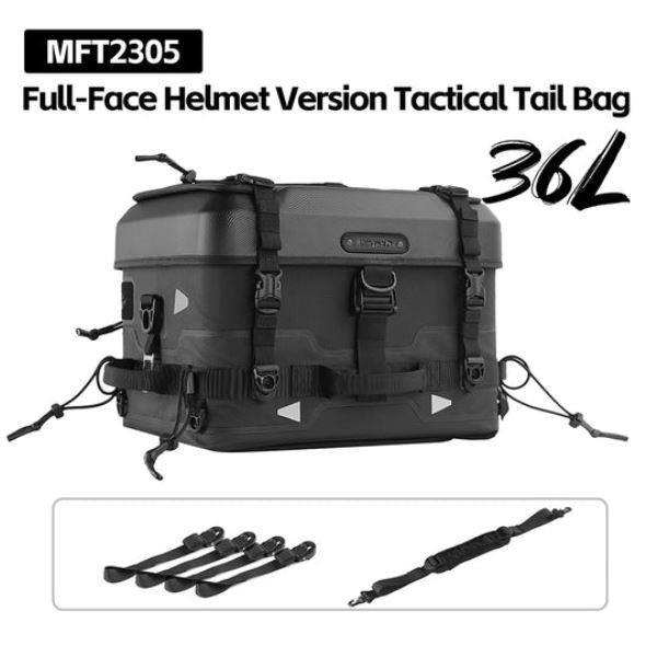 Rhinowalk Fortress Series X Tactical Tail Bag – 36L Waterproof Tactical Tail Bag - MFT2305BK