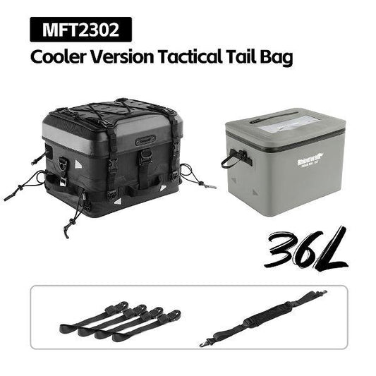 Rhinowalk Fortress Series X Tactical Tail Bag –Cooler Version Tactical Tail Bag - MFT2302BK