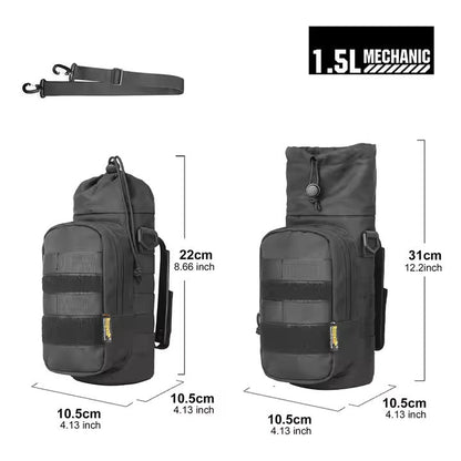 Rhinowalk Motorcycle Insulated Drink Holder 1.5 liter Bottle Pack Holder - MJX2006