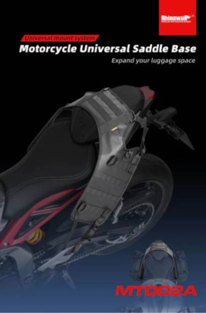 Rhinowalk Motorcycle Saddle Bag Mounting Base Motorbike Tail Seat Bag OS Base for ADV Dirt Bikes Motorcycle Accessories (MT002A)