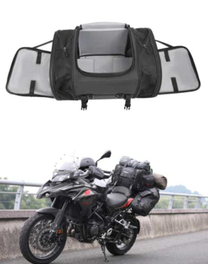 Rhinowalk Motorcycle Tail Bag Motorbike Rear Seat Bag 40-60 liter Large Capacity Motopack Bag (MT4060)