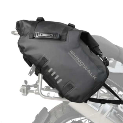 Rhinowalk Motorcycle Waterproof Saddle Bag 48L Bike Tail Seat Luggage for Off/On Road ADV Long Distance Touring (Pair-Set) (MT1448)