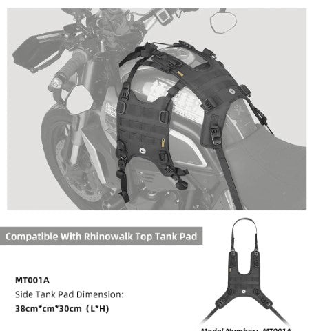 Rhinowalk Tank Base Mounting for Tank Bag (MTR001B)