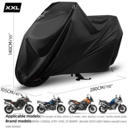 Rhinowalk Waterproof Durable Motorcycle Rain Cover UV Protection Portable Dustproof Cover for Motorbike (F1002)
