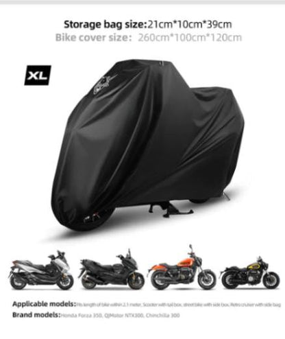 Rhinowalk Waterproof Durable Motorcycle Rain Cover UV Protection Portable Dustproof Cover for Motorbike (F1003)