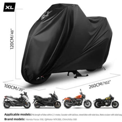 Rhinowalk Waterproof Durable Motorcycle Rain Cover UV Protection Portable Dustproof Cover for Motorbike (F1003)