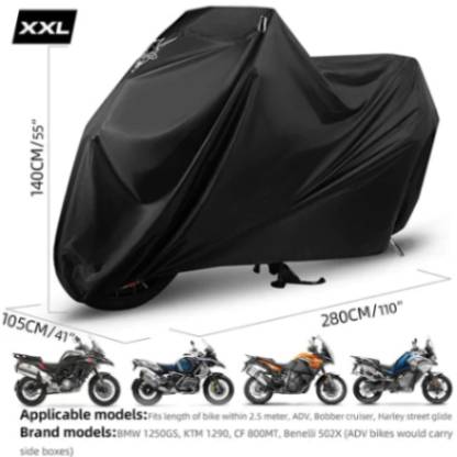 Rhinowalk Waterproof Durable Motorcycle Rain Cover UV Protection Portable Dustproof Cover for Motorbike (F1003)
