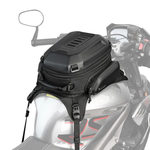 Rhinowalk 15-18l Motorcycle Tank bag Expanded Hard Shell Fuel Tank Bag for Motorcycle Bikes Tail Bag (MTR3001)