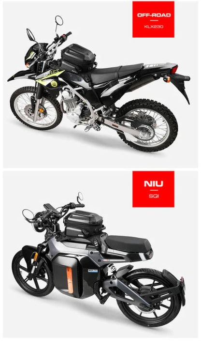 Rhinowalk 15-18l Motorcycle Tank bag Expanded Hard Shell Fuel Tank Bag for Motorcycle Bikes Tail Bag (MTR3001)