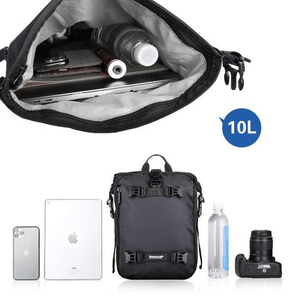 Rhinowalk 20L Motorcycle Saddle Bag Motopack Tail Bag for Outdoor Touring (MT21620)